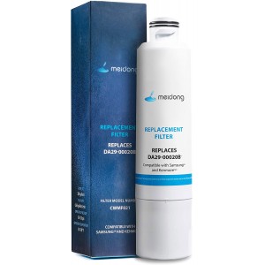 Samsung DA29-00020B Water Filter Replacement. Compatible Samsung Models: DA29-00020B-1, DA29-00020B, Haf-Cin/Exp, RF263BEAESR, RF28HMEDBSR, RF4287HARS, RF28JBEDBSG, Many More Samsung Models -Meidong